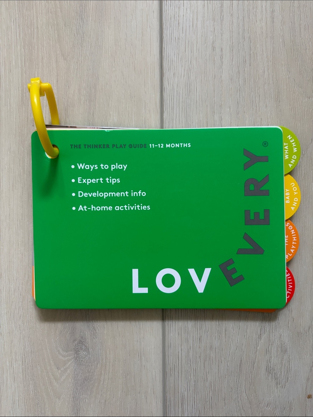 Lovevery Thinker Play Guide (11-12 Months)